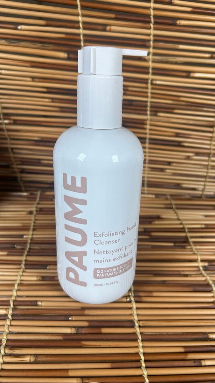 PAUME Exfoliating Hand Cleanser, Silicon Free, Paraben Free, Vegan, Exfoliating